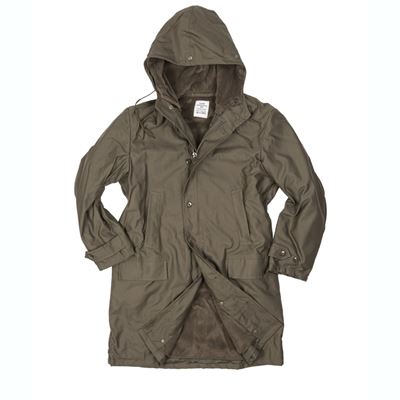 BW lange Parka-Jacke mit Innenfutter GRÜN