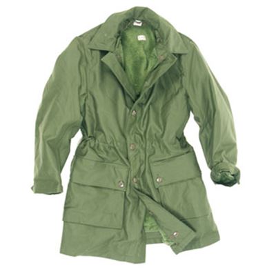 Parka Jacke SWEDISH M59 mit Innenfutter GRÜN gebraucht