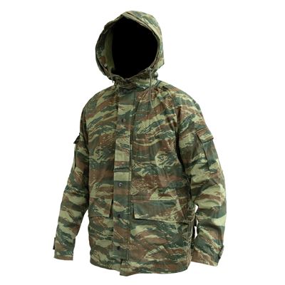 Jacke GRIECHISCH mit Kapuze LIZARD CAMO