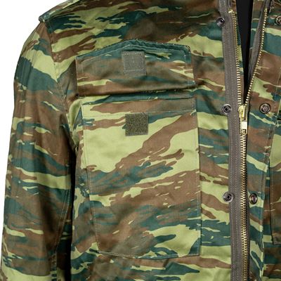 Jacke mit Innenfutter M65 GREEK LIZARD CAMO gebraucht