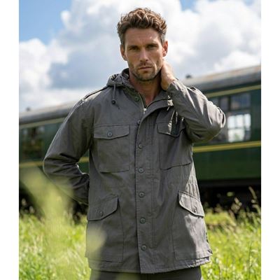 Lange Parka-Jacke ÖSTERREICHISCH GRAU Österreichische Armee  91038808 2