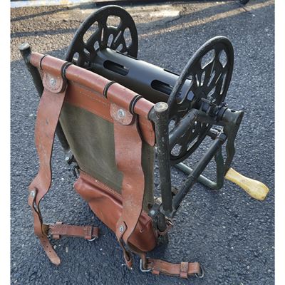Militärischer Kabelabroller BW mit Spule gebraucht Bundeswehr 9105412 2