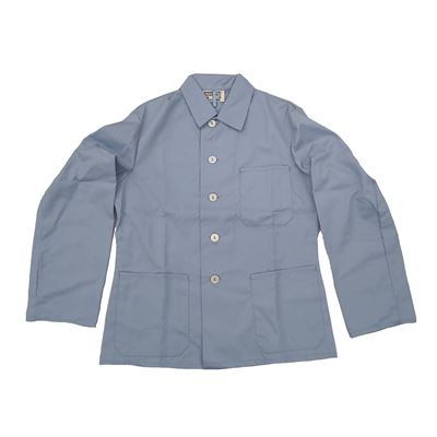 Arbeitsjacke San-Personal Langarm Pastellblau