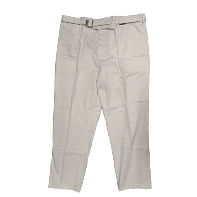 BW Baumwollhose mit Gürtel WEISS