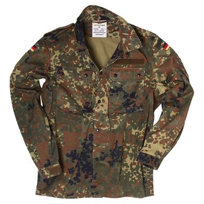 BW Feldbluse TROPEN FLECKTARN gebr.