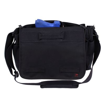 Umhängetasche CONCEALED CARRY Messenger SCHWARZ