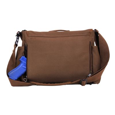 Umhängetasche CONCEALED CARRY Messenger BRAUN