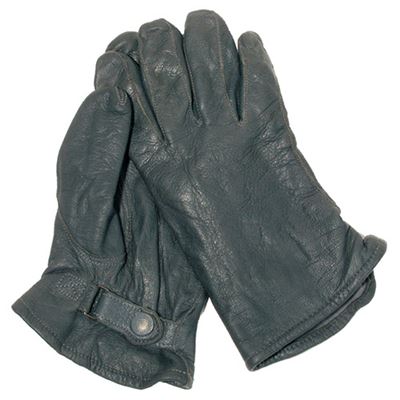 Handschuhe BW Leder mit Innenfutter SCHWARZ gebraucht