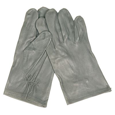 Handschuhe BW Leder ohne Innenfutter GRAU gebraucht