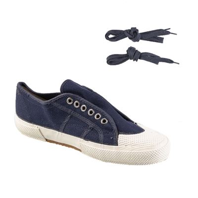 Bordschuhe ITALIENISCHE canvas BLAU