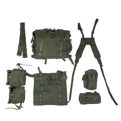 US-Tragesystem M56 GRIECHISCH 7-teilig, original, gebraucht