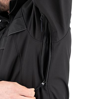 Softshell-Jacke mit Kapuze 2012 für Militärpolizisten SCHWARZ Tschechische Armee  9156901 5