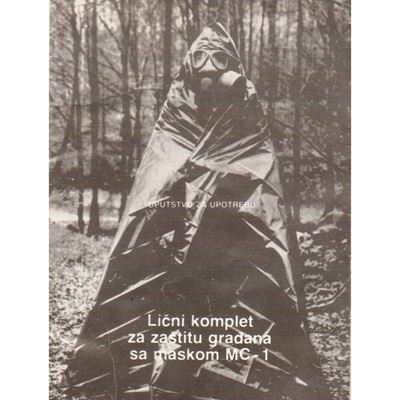 Gasmaske KROATIEN mit Cape Kroatische Armee  91650180 2