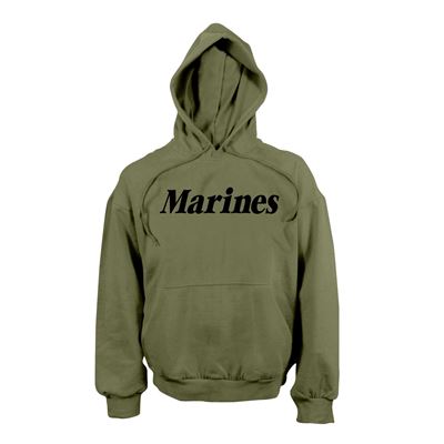 Pullover mit Kapuze US MARINES GRÜN