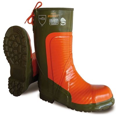 Forststiefel NORA FORST Level 3 orange-grün