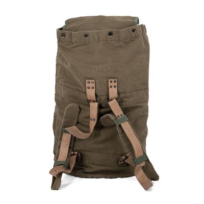 Ungarische Bootstasche BRAUN lederriemen original gebraucht