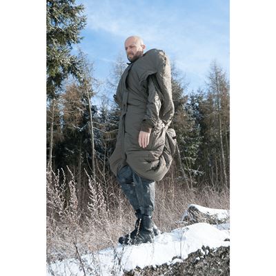Extrem-Schlafsack mit Ärmeln Survival ONE OLIVE – GRÜN CARINTHIA 92070 14