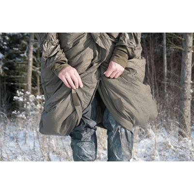 Extrem-Schlafsack mit Ärmeln Survival ONE OLIVE – GRÜN CARINTHIA 92070 13