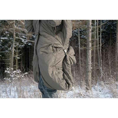 Extrem-Schlafsack mit Ärmeln Survival ONE OLIVE – GRÜN CARINTHIA 92070 9