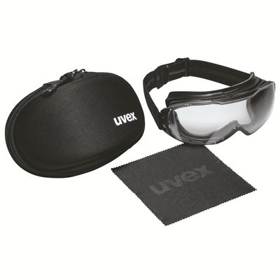 Brille Taktische MEGASONIC SET SCHWARZ UVEX 9320110 2