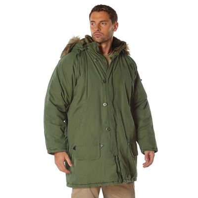 Jacke VINTAGE N-3B GRÜN ROTHCO 9467 4