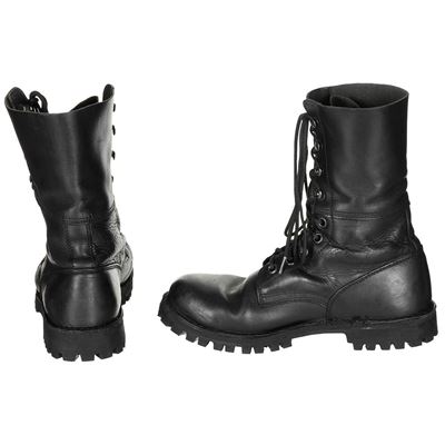 Österreichische Kampfstiefel, hoch, aus Leder, gebraucht Österreichische Armee  9618130 2