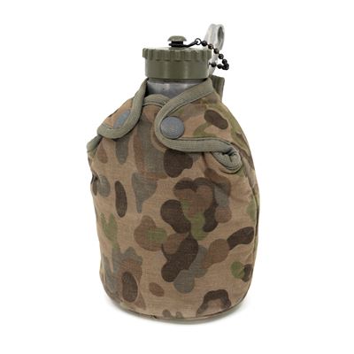 Österreichische ALU-Feldflasche mit Trinkvorrichtung und K4-Hülle, gebraucht Österreichische Armee  9633045 3
