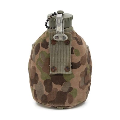 Österreichische ALU-Feldflasche mit Trinkvorrichtung und K4-Hülle, gebraucht Österreichische Armee  9633045 2