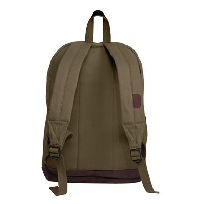 Rucksack VINTAGE TEARDROP Lederakzente GRÜN ROTHCO 9666 4
