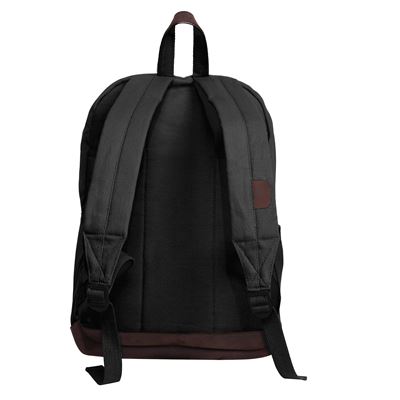 Rucksack VINTAGE TEARDROP Lederakzente SCHWARZ ROTHCO 9667 6