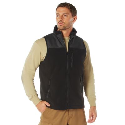 Weste Fleece SPEC OPS taktische SCHWARZ