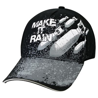 Baseballmütze DELUXE MAKE IT RAIN SCHWARZ