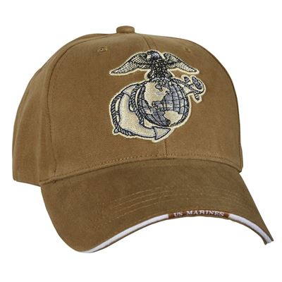 Cappy aufgestickte Schrift USMC COYOTE ROTHCO 9827 3
