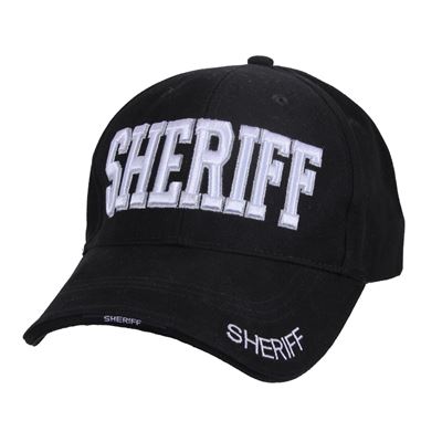 Baseballmütze DELUXE SHERIFF SCHWARZ