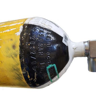 Druckstahlflasche 6 l/300 bar blauer Hahn gebraucht Sonstige AR-6300-G 5