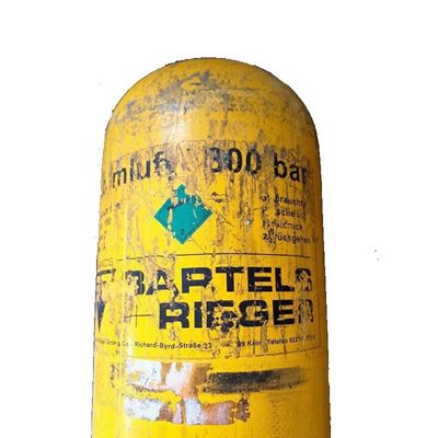 Druckstahlflasche 6 l/300 bar blauer Hahn gebraucht Sonstige AR-6300-G 3