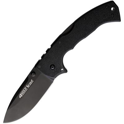 Klappmesser 4-MAX SCOUT mit glatter Klinge SCHWARZ