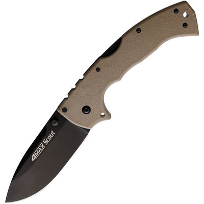 Klappmesser 4-MAX SCOUT mit glatter Klinge SCHWARZ