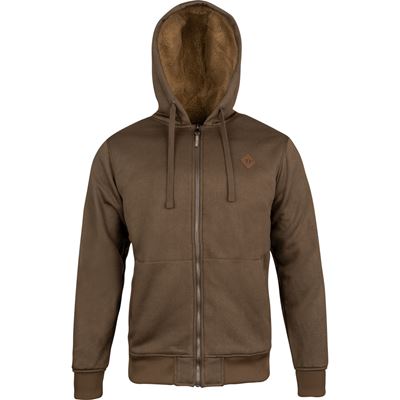Yakka-Sweatshirt mit Kapuze und Reißverschluss BRAUN