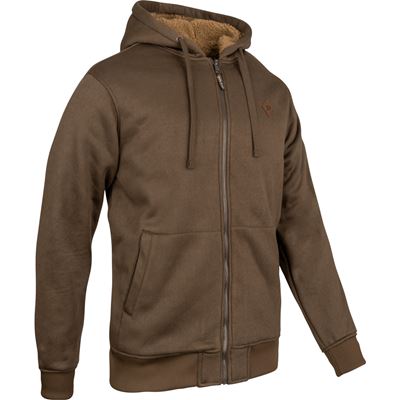 Yakka-Sweatshirt mit Kapuze und Reißverschluss BRAUN