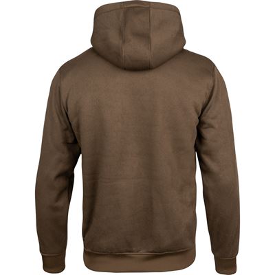 Yakka-Sweatshirt mit Kapuze und Reißverschluss BRAUN