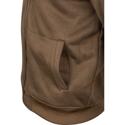 Yakka-Sweatshirt mit Kapuze und Reißverschluss BRAUN