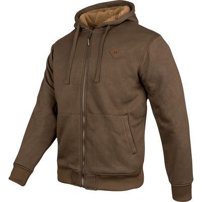 Yakka-Sweatshirt mit Kapuze und Reißverschluss BRAUN
