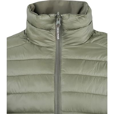 Wendbare, wattierte, wasserdichte Jacke Reversible Waterproof OLIV