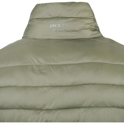 Wendbare, wattierte, wasserdichte Jacke Reversible Waterproof OLIV