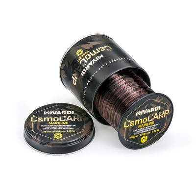 CamoCARP Mainline Angelschnur Spule 1.000 m in einer Blechdose MIVARDI MIV-LCCM 2