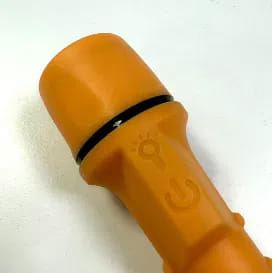 Taschenlampe FFLAM SOLAS GEN2 mit Ersatzglühbirne ORANGE