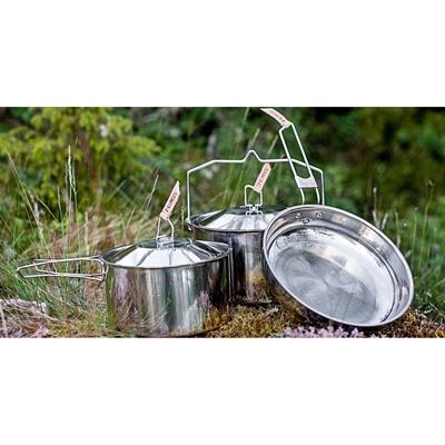 Outdoor-Kochgeschirrset aus EDELSTAHL zum Campen CAMPFIRE LARGE PRIMUS® P738001 2