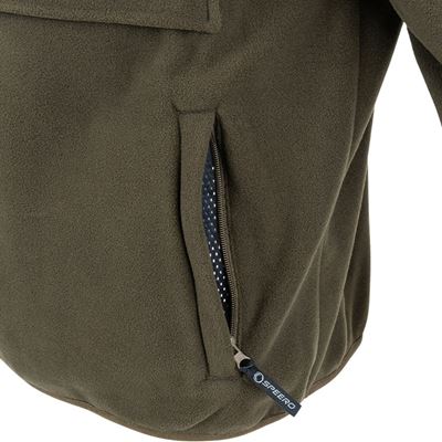 Fleece-Kapuzenpullover Hybrid Hoodie GRÜN SPEERO SPHOODHYB 6