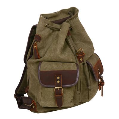Rucksack AIHKI 20 l mit Lederakzenten 2 Fronttaschen M-Tramp TAS02101 2